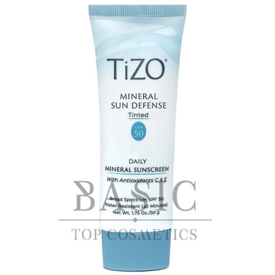  TIZO Mineral Sun Defense SPF 50 Минеральный солнцезащитный крем с тонирующим эффектом 50 ml