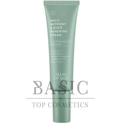Обновляющий крем с диоевой кислотой Allies of Skin Multi Nutrient & Dioic Renewing Cream