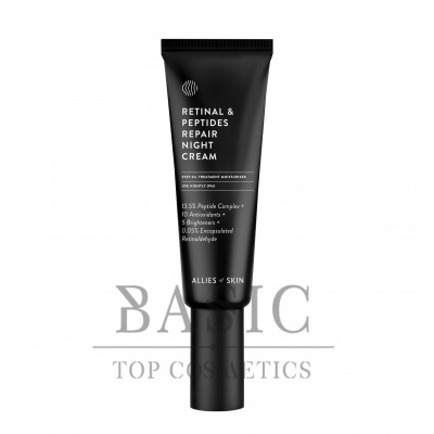 Ночной антивозрастной крем с ретинолом Allies Of Skin Retinal & Peptides Repair Night Cream