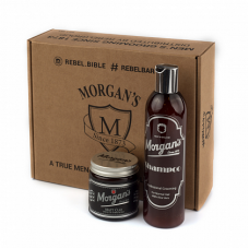 Подарочный набор шампунь + глина с кератином для укладки Morgans