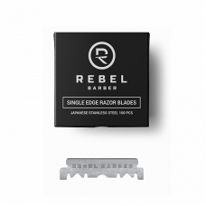 Сменные лезвия для опасных бритв REBEL BARBER Single Blade 100 шт.