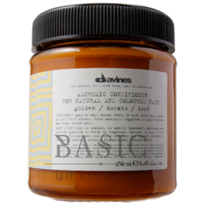 Davines Alchemic Conditioner For Natural And Coloured Hair Golden