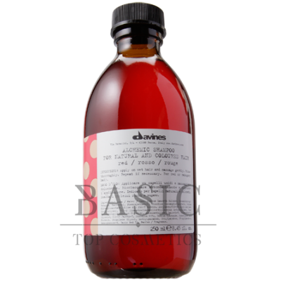 Davines Alchemic Shampoo For Natural And Coloured Hair Red